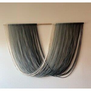 New Flber Macrame Wall Hanging Large-Scale Tie-Dye Bohemian Yarn Tapestry Home